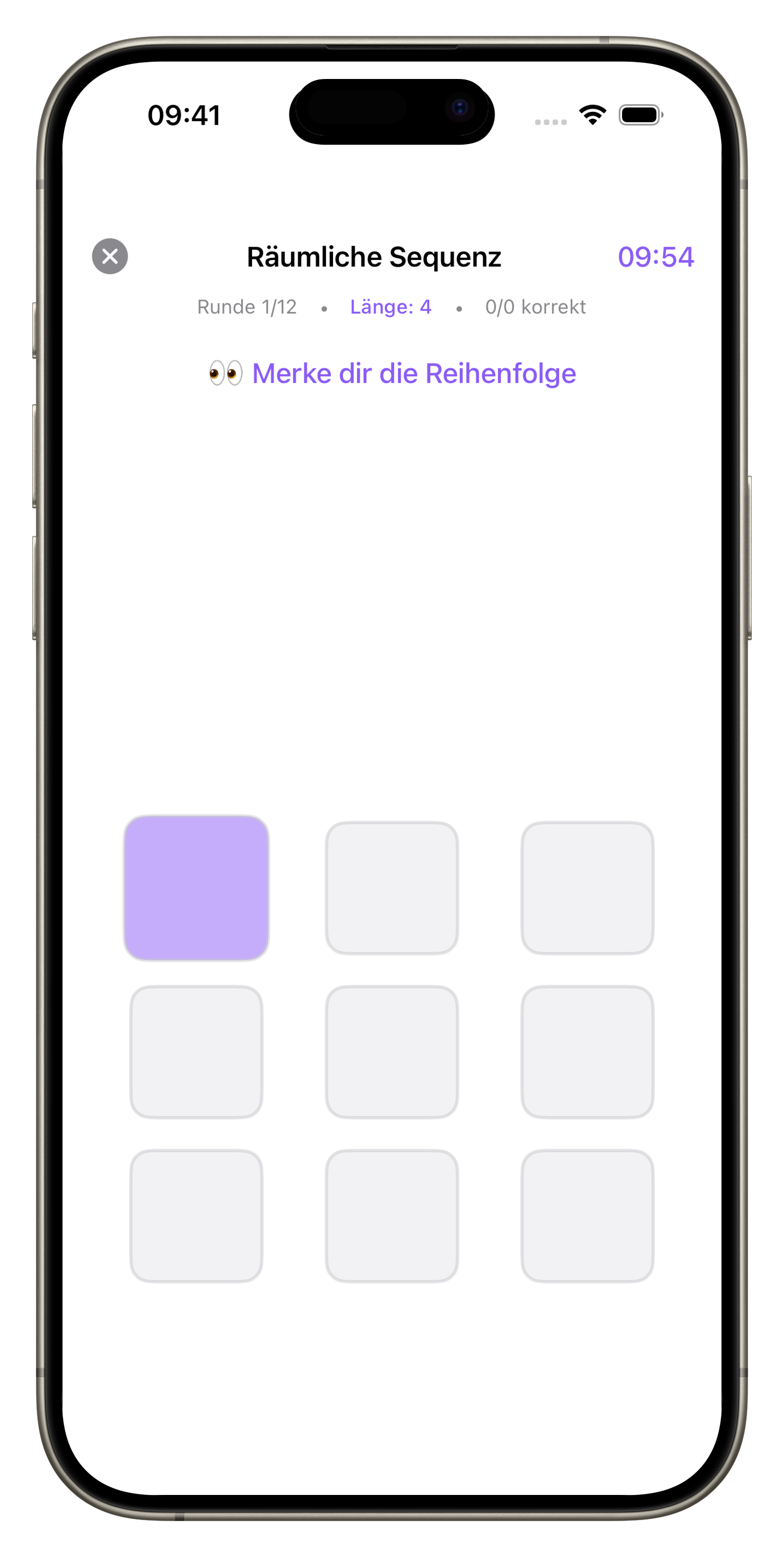 Emplore App: kognitives Training